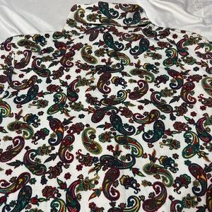 Vintage 90s Studio Works & Co. Paisley Women’s Turtleneck Sz Large